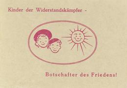 Politik Kinder Der Widerstadnskämpfer Botschafter Des Friedens Kartenheft Mit 6 Ansichtskarten I-II - Eventos