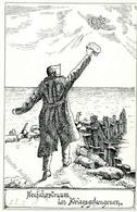 Kriegsgefangener Neujahrstraum Des Kriegsgefangenen 1918 Künstlerkarte I-II - Uniformi