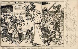 Propaganda WK I Ultimatum An Russland Künstlerkarte 1915 I-II - War 1914-18