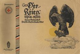 Buch WK I Der Krieg 1914 - 1916 In 12 Farbigen Kunstblättern Nebst Vielen Textbildern Baluschek, Hans 1915 Hugo Bermühle - Guerre 1914-18