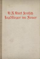 Buch WK I Jagdflieger Im Feuer Jentsch, K. F. Kurt 1937 Verlag Karl Josef Sander 267 Seiten Diverse Abbildungen II - Guerra 1914-18