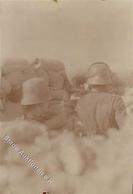 WK I STIRNPANZER Foto 4x5,8 Cm I-II R!R! - War 1914-18