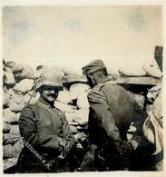 WK I STIRNPANZER Foto 5,5x5,8 Cm I-II R!R! - Guerre 1914-18