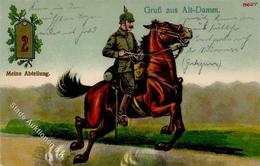 Regiment Altdamm Nr. 2. Regiment Prägedruck 1916 I-II - Régiments