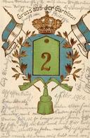 Regiment Aschaffenburg (8750) Nr. 2 Garnison 1906 I-II - Régiments