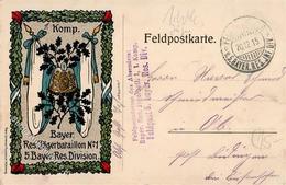Regiment Bayer. Res. Jägerbataillon Nr. 1 Verlag Franz Scheiner 1915 I-II - Regimenten