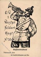 Regiment Berlin (1000) Nr. 35 1. Westpr. Feldart. Regt. I-II - Régiments