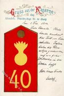Regiment Burg (O3270) Nr. 40 Altmärk. Feld Art. Regt. 1904 I-II - Regiments
