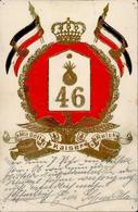 Regiment Celle (3100) Nr. 46  1909 I-II (fleckig) - Regiments