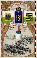 Regiment Chemnitz (O9000) Nr. 181 15. INFT: REG%T:  1911 I-II - Regiments