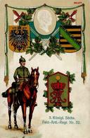 Regiment Chemnitz (O9000) Nr. 32 3. Königl. Sächs. Feld Artl. Regt. 1918 I-II - Regiments