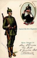 Regiment Döberitz (O1831) Nr. 1 Garde Fuß Artl. Regt.  1917 I-II - Régiments