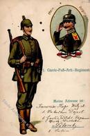 Regiment Döberitz (O1831) Nr. 1 Garde Fuß Artl. Regt.  1917 I-II (fleckig) - Regiments