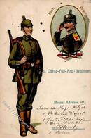 Regiment Döberitz (O1831) Nr. 1 Garde Fuß Artl. Regt.  1917 I-II (fleckig) - Regimente