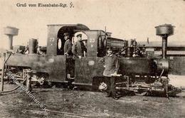 Regiment Eisenbahn Regt. KLEINBAHN 1918 I-II Chemin De Fer - Regimente