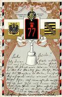 Regiment Leipzig Nr. 77 7. Feldartl. Regt.  1902 I-II - Regimente