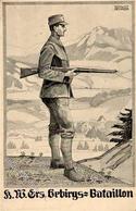 Regiment Leutkirch (7970) K. W. Ers. Gebirgs Bataillon  1917 I-II - Régiments