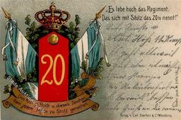 Regiment Lindau (8990) Nr. 20  1905 I-II - Regimente