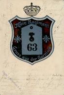 Regiment Mainz (6500) Nr. 63 Garnison 1902 I-II - Régiments