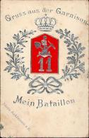 Regiment Münden (3510) Nr. 11 Kurhess. Pionier Batl. 1906 I-II (fleckig) - Regiments