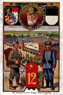 Regiment Neu-Ulm (7910) Nr. 12 Bayer. Inft. Regt. Prinz Arnulf 1917 I-II - Regiments