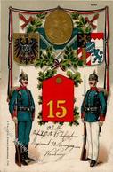 Regiment Neuburg (8858) Nr. 15 Kgl. Bayer. Inft. Regt 1910 I-II (Marke Entfernt) - Regiments