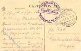 Feldpost WK I 1915, Feldpostkarte Der Kaiserlichen Marine, Radfahrer Kompanie - Guerre 1914-18