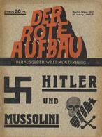 Zwischenkriegszeit (WK II) Buch Der Rote Aufbau Lot Mit 5 Heften Hrsg. Münzenberg, Willi 1930-32 Dazu 3 Flugblätter II - Storia