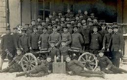 Zwischenkriegszeit Heimatschutz Ost In Oberschlesien Soldaten Kanonen 1918 Foto-Karte I-II - Storia