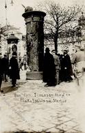 Revolution München (8000) Litfaßsäule Am Stachus Foto AK I-II - Oorlog