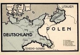 NS-LANDKARTE WK II - OST-WESTPREUSSEN I - Weltkrieg 1939-45