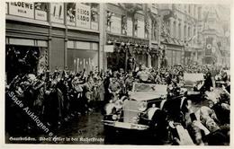 SAARBEFREIUNG 1935 WK II - Saarbrücken - Adolf HITLER In Der Kaiserstrasse I - War 1939-45