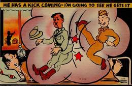 Anti Propaganda WK II Hitler Karikatur I-II - Weltkrieg 1939-45