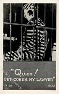 Propaganda WK II - Anti-NS-Propagandakarte USA - Hitler Im Gefängnis I - Weltkrieg 1939-45