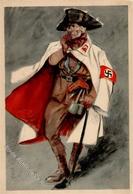 Propaganda WK II - DIE MASKE FÄLLT! SA Erscheint Unter Friedrich Dem Großen! 1932 I-II - War 1939-45