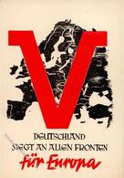 Propaganda WK II Deutschland Siegt An Allen Fronten Für Europa I-II - Weltkrieg 1939-45