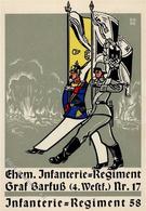 Propaganda WK II Ehem. Inf. Regiment Graf Barfuß 4. Westf. Nr. 17 Infanterie Regiment 58 I-II - Weltkrieg 1939-45