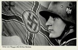 Propaganda WK II Flagge Soldat  I-II - Weltkrieg 1939-45