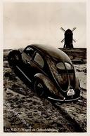 Propaganda WK II Intern. Automobil Ausstellung VW Geländefahrzeug Windmühle Foto AK I-II Expo - Weltkrieg 1939-45