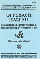 Propaganda WK II KdF Offenbacher Karnevalsfreunde Offenbach Hallau Programm 1938 I-II - Weltkrieg 1939-45