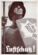 Propaganda WK II Luftschutz Sign. Hohlwein, L. Künstlerkarte I-II - War 1939-45