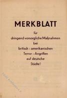 Propaganda WK II Merkblatt NSDAP Kreisleitung Groß Frankfurt II - War 1939-45
