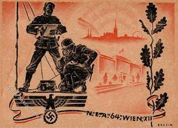 Propaganda WK II N.E.A. 64 Wien XII Nachrichtenabteilung I-II - Weltkrieg 1939-45