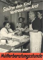 Propaganda WK II NSV Plakat 40,5 X 30 Cm Schütze Dein Kind I-II - War 1939-45