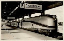 Propaganda WK II Nürnberg (8500) WK II Stromlinienzug Reichsbahn Ausstellung  Foto AK I-II Expo - War 1939-45