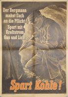 Propaganda WK II Plakat Ca. 42 X 58 Cm Gefaltet II - War 1939-45