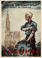 Propaganda WK II Strasbourg (67000) Frankreich WK II Ausstellung Deutsche Wirtschaftskraft I-II Expo - War 1939-45