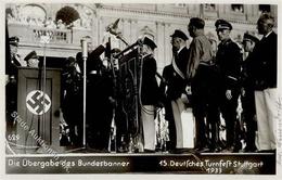 Propaganda WK II Stuttgart (7000) WK II 15. Deutsches Turnfest Übergabe Des Bundesbanners I-II - War 1939-45