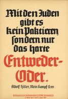 Propaganda WK II Wochenspruch Der NSDAP 2. Woche 1939 I-II (Ecke Abgestoßen) - Weltkrieg 1939-45