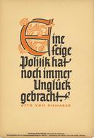 Propaganda WK II Wochenspruch Der NSDAP April  1939 I-II (Ecken Abgstoßen) - War 1939-45